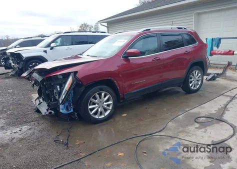 2016 Jeep Cherokee Limited z USA, uszkodzony, nr VIN 1C4PJMDB3GW182122